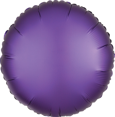 Std Purple Royale Satin Luxe Circle Balloon