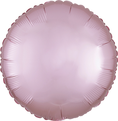 Std Pastel Pink Satin Luxe Circle Balloon