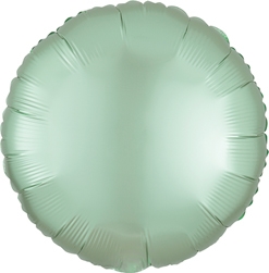Std Mint Green Satin Luxe Circle Balloon