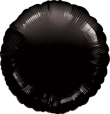 Std Black Circle Balloon