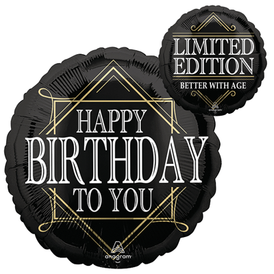 Std Birthday Prime of Life Balloon