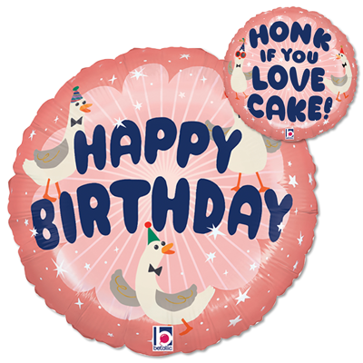Std Birthday Silly Goose Party Balloon