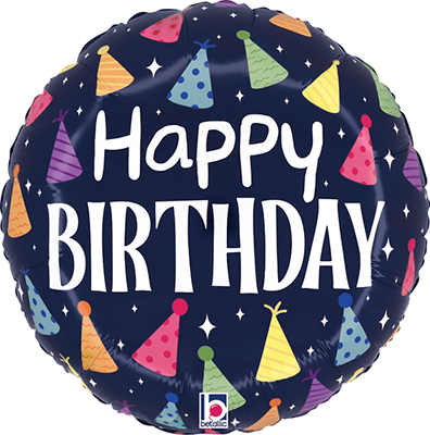 Std Birthday Party Hats Balloon