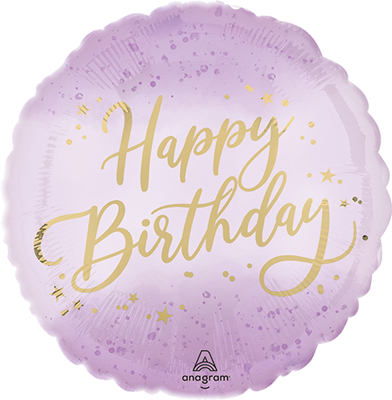 Std Birthday Lavender Luxe Balloon