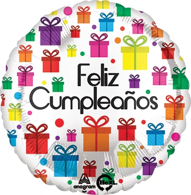 Std Feliz Cumpleaños Muchos Regalos Balloon