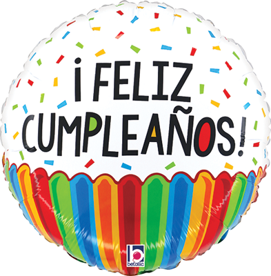 Std Cumplea&ntilde;os Cupcake Balloon
