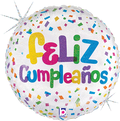 Std Confeti De Cumpleanos Balloon