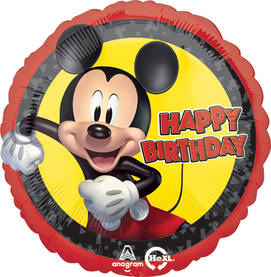 Std Birthday Mickey Mouse Forever Balloon