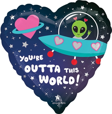Std Love Outta This World Balloon