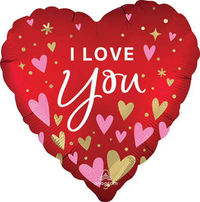 Std Love You Satin Heartfelt Elegance