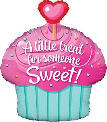 18" Love Sweet Treat Cupcake Balloon