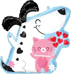 35 Inch Crazy Love Dog Cat Balloon