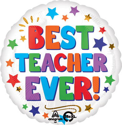 Std Best Teacher Ever Balloon