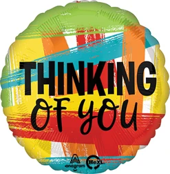 Std Thinking of You Primary Painted Balloon