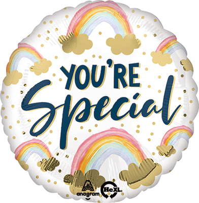 Std You're Special Painted Rainbows Balloon