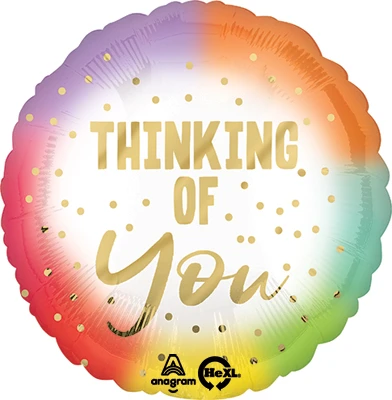 Std Thinking Of You Ombre Balloon