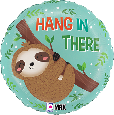 Std Hang in There Sloth Balloon