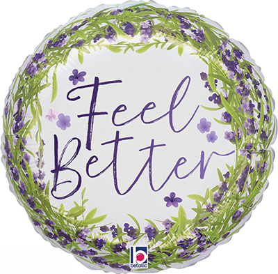 Std Feel Better Lavender Balloon