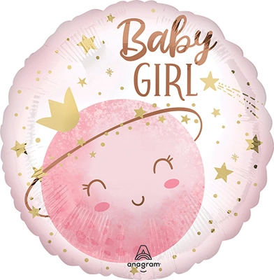 Std Little Moon Girl Balloon