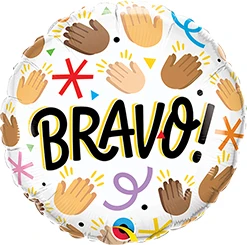Std Bravo Clapping Hands Balloon