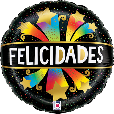Std Felicidades Estrellas Balloon