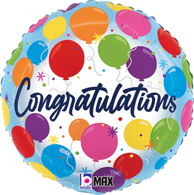 Std Congratulations Balloons Balloon
