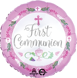 Std Communion Day Girl Balloon