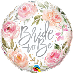 Std Wedding Bride to Be Floral Balloon