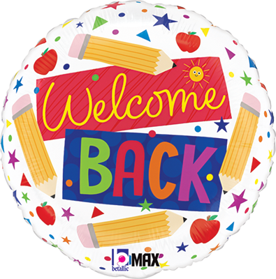 Std. Back to School Welcome Back Pencils Balloon