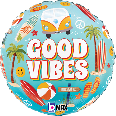 Std Good Vibes Beach Balloon