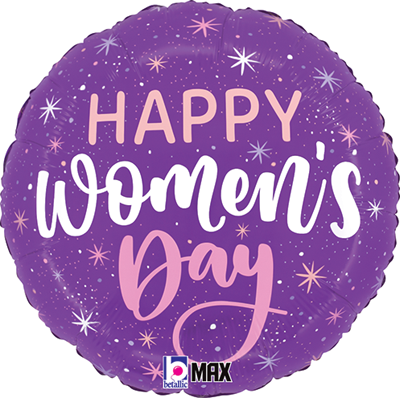 Std Happy Women's Day Balloon