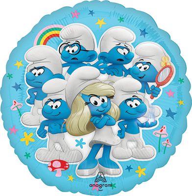 Std Smurfs Balloon