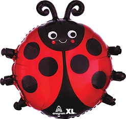 19" Happy Lady Bug Balloon