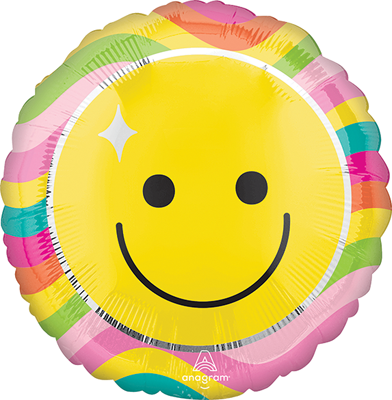Std Smile Happy Vibes Balloon