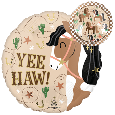 Std Yee Haw Horse Balloon