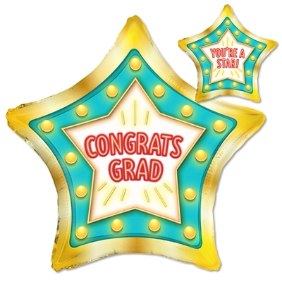 Std Graduation Up in Lights Balloon