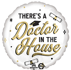 18 Inch Grad Doctor in the House Balloon