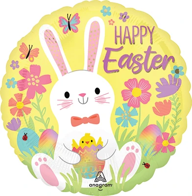 Std. Easter Bunny Garden Balloon