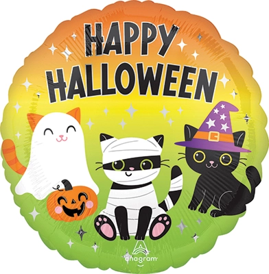 Std Halloween Purr-Fect Party Balloon