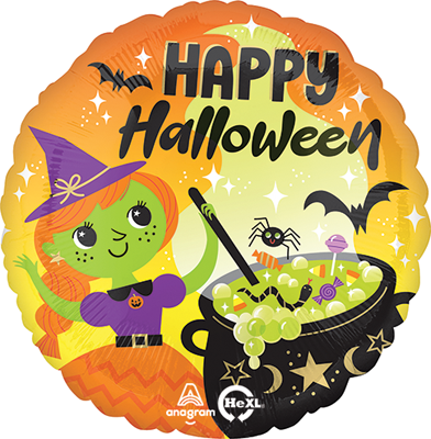 Std Halloween Witch's Brew Balloon