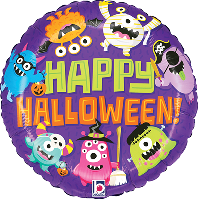 Std Halloween Monster Party Balloon