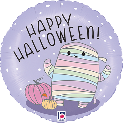 Std Halloween Pastel Mummy Balloon