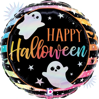 Standard Halloween Opal Pastel Ghosts Balloon