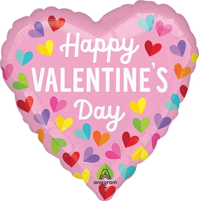 Std Valentine Hearts in Motion Balloon