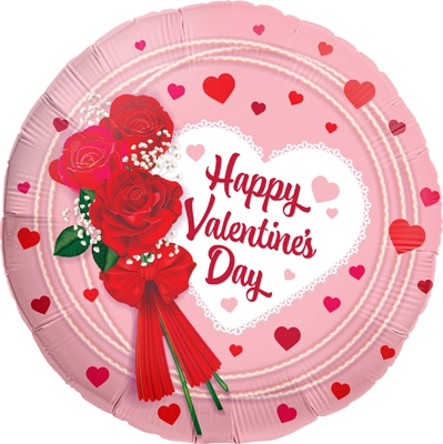 Std Valentine Roses & Lace