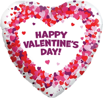 Std Valentine Confetti Hearts