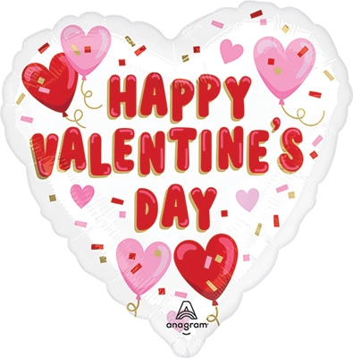 Std Valentine Love is in the Air Balloon