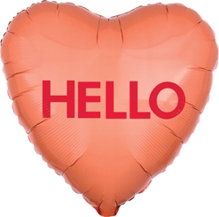Std Valentine Hello Candy Heart Balloon