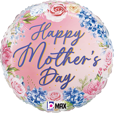Std Mother's Day Hydrangeas Balloon