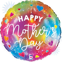 Std Mothers Day Colorful Opal Holographic Balloon